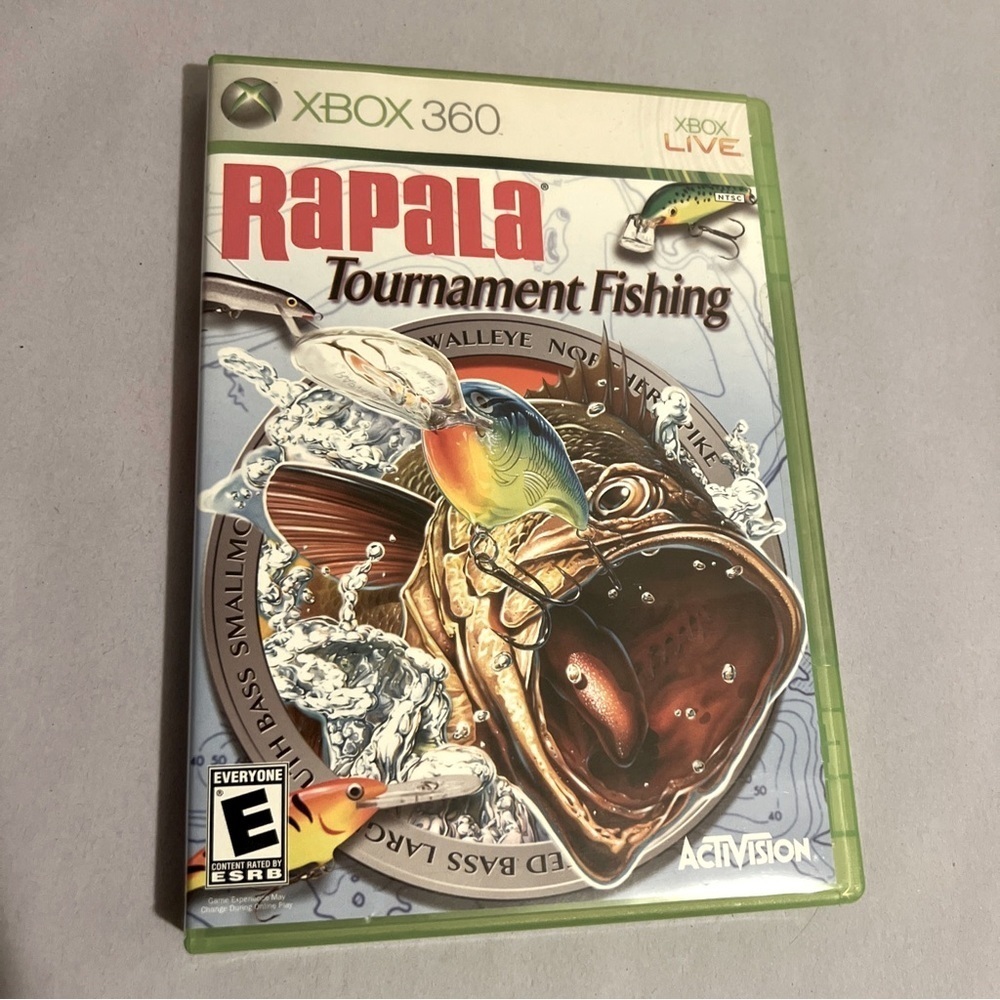 Rapala Trophies: Pro Tournament Fishing (Microsoft Xbox 360, 2006) COMPLETE